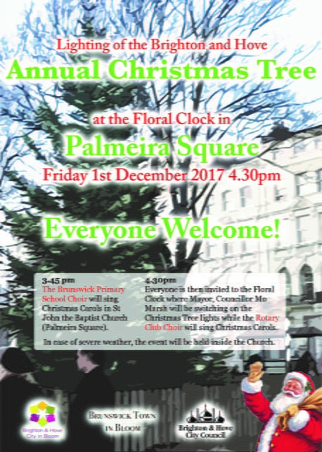 Lighting of the Annual Christmas Tree - Floral Clock, Palmeira Square